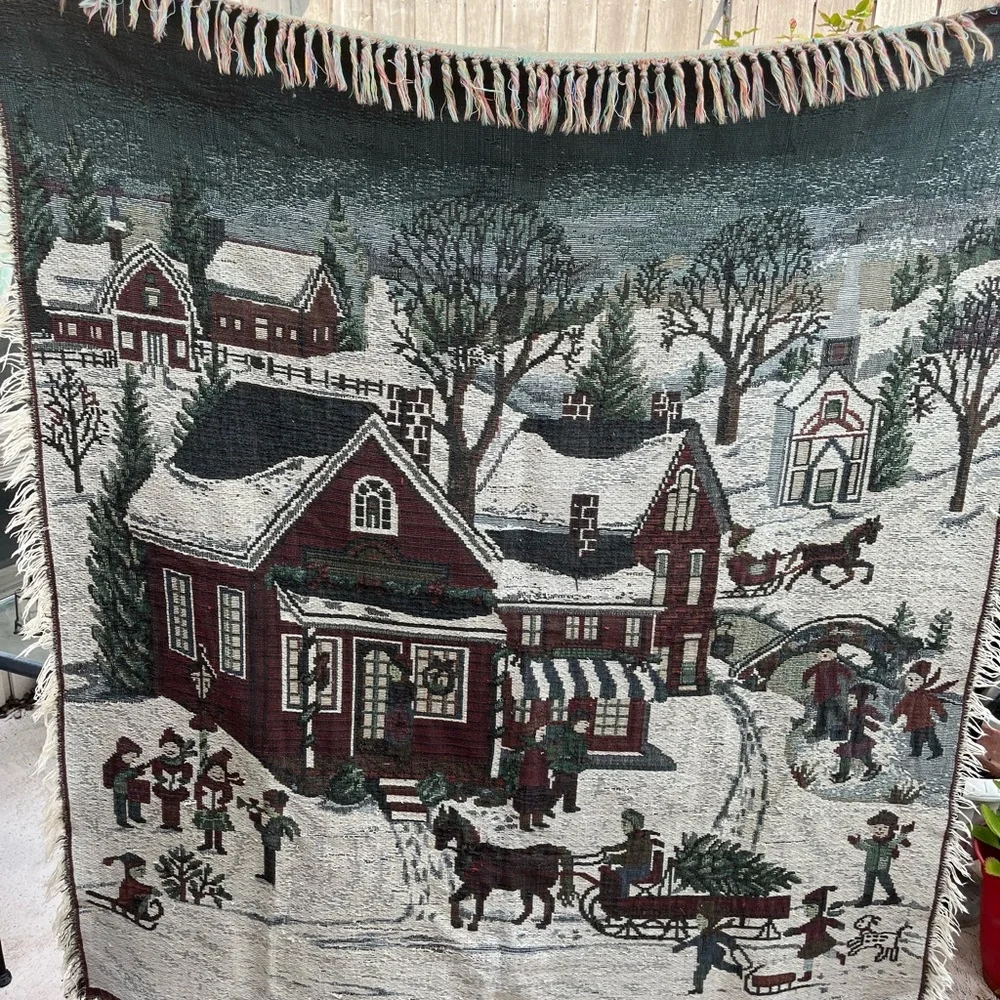 Christmas Vintage Tapestry